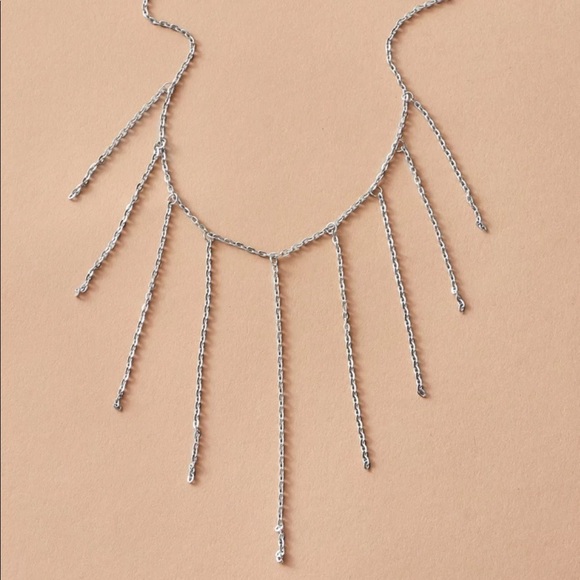 • Nova • GOLD Chain Tassel Necklace - Picture 2 of 3